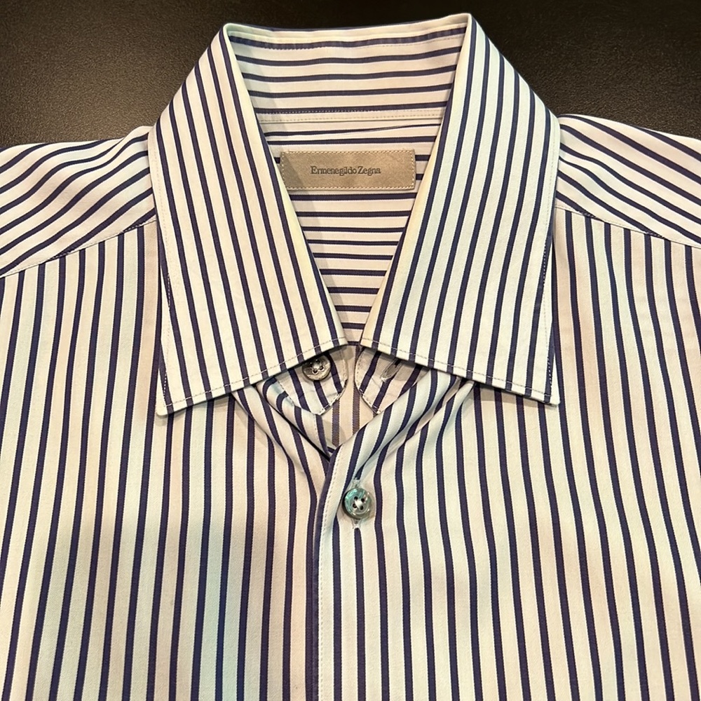 Ermenegildo Zegna XL  cotton shirt. Like new. Excellent condition. - Picture 3 of 3